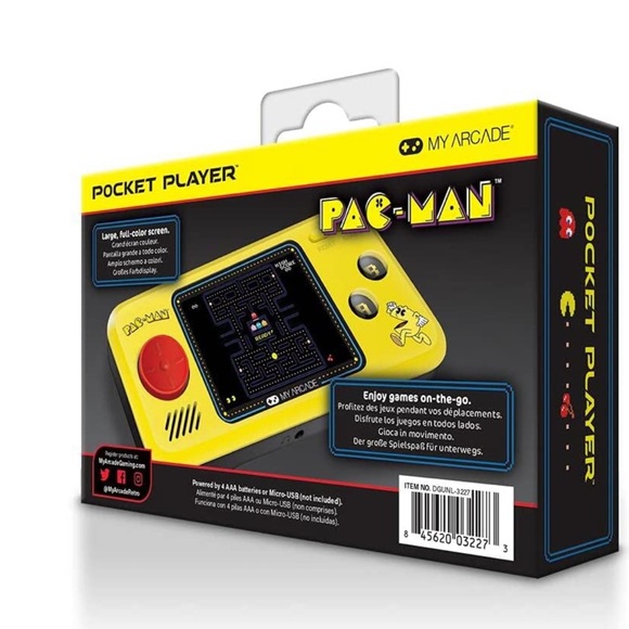 My Arcade Pocket Player Handheld 3-Game System: Pac-Man, Pac-Panic, Pac-Mania - Picture 4 of 7
